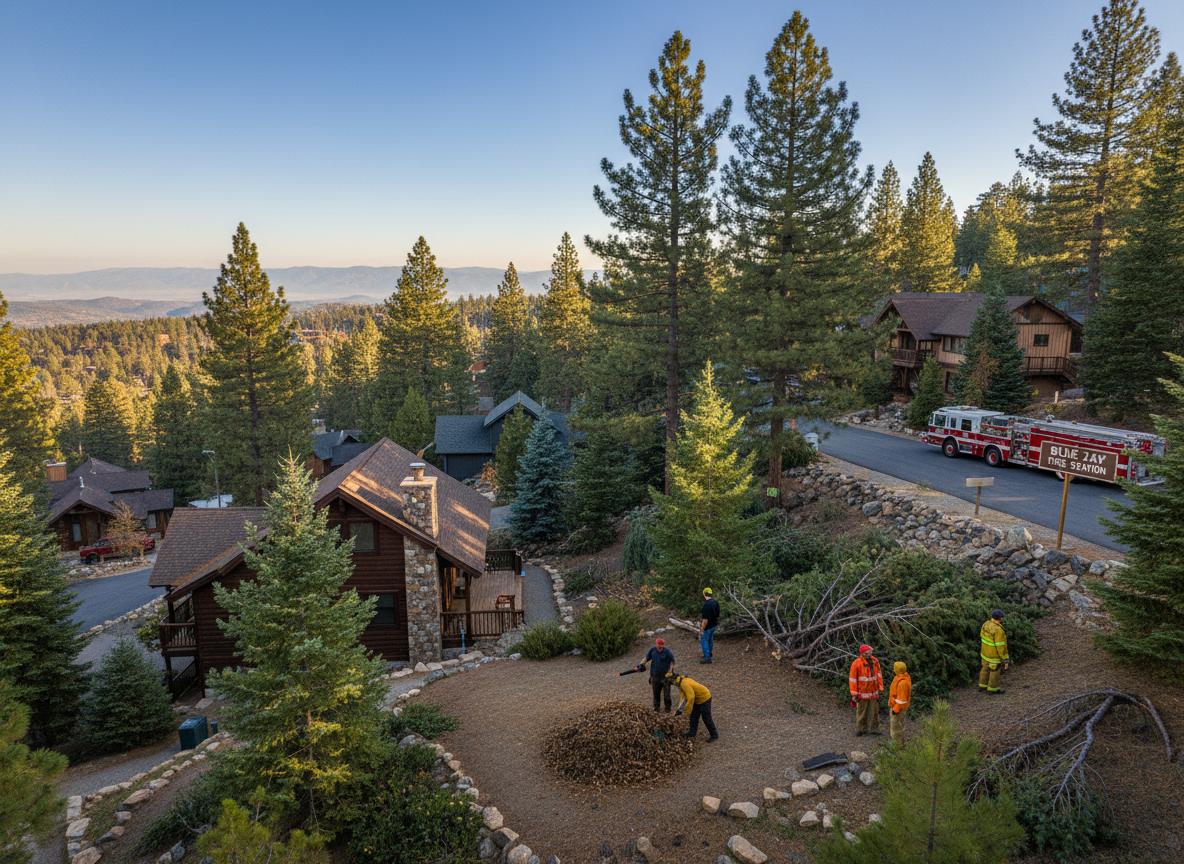 Preparing Blue Jay Homes for Peak Wildfire Season in the San Bernardino Mountains