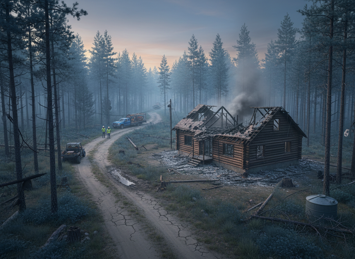 What Affects the Timeline for Fire Damage Restoration in Remote Blue Jay Properties