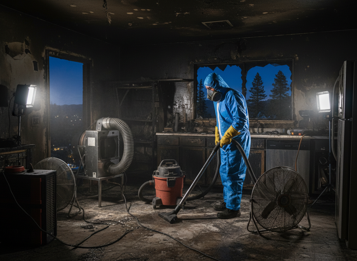 24 hour fire restoration in Blue Jay
