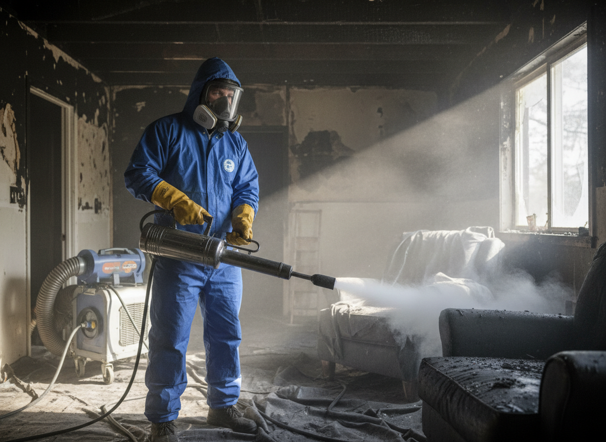 Smoke remediation in Blue Jay