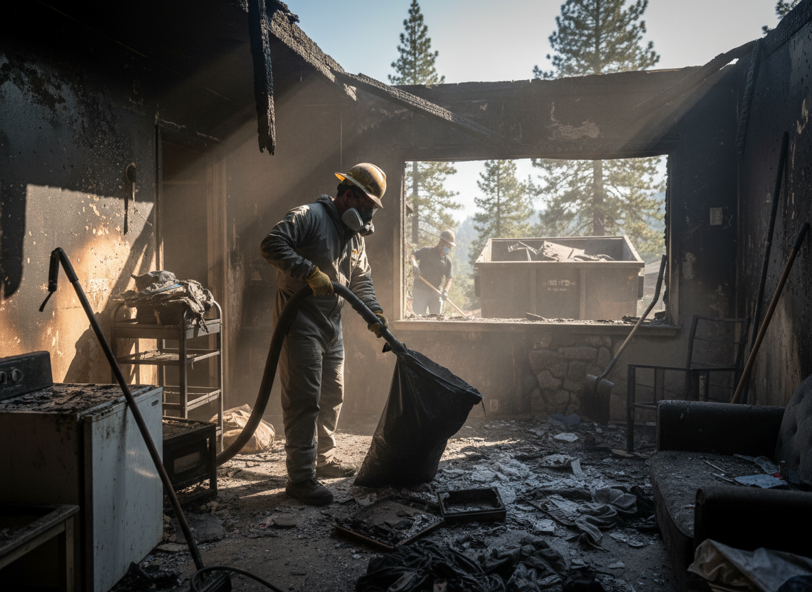tenant fire damage cleanup in Blue Jay